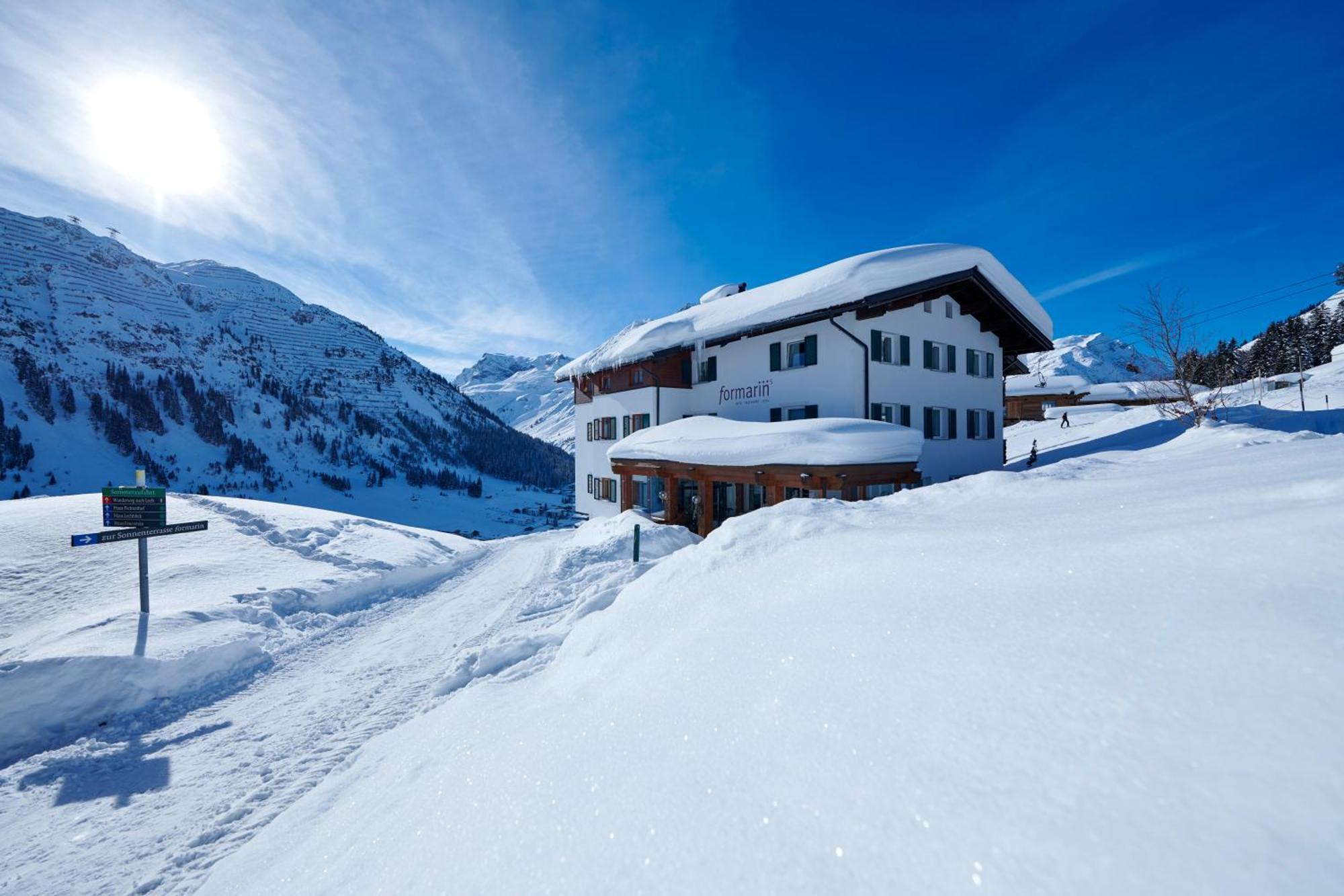Hotel Restaurant Formarin Oberlech Extérieur photo